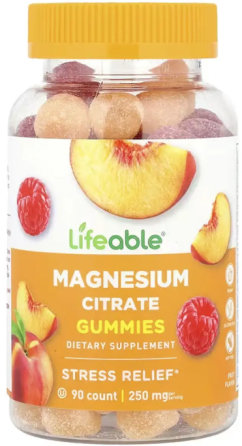 Магний цитрат Lifeable Magnesium Citrate 250mg Adult 90 жев таб фруктовый Киев