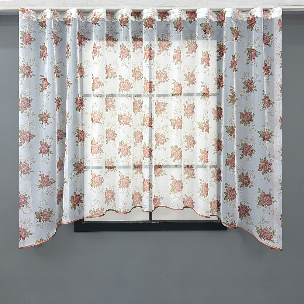 Кухонна арка VR-Textil № 000к білий з пудровим 280х150 см (51-242) Київ - фото 1