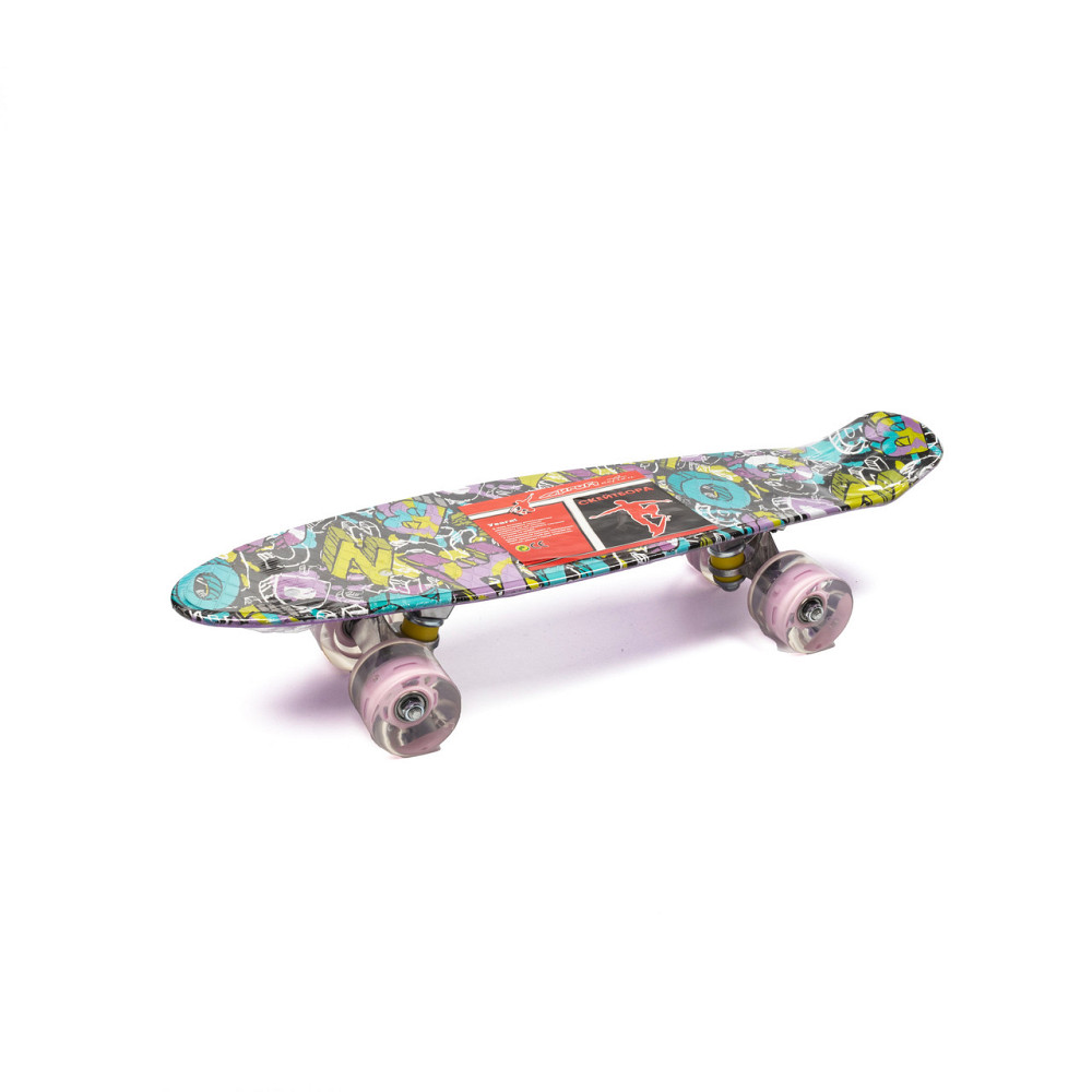 Скейт пенни борд, скейтборд Profi МS0749-13_6 со светящимися колесами алюминиевая подвеска Каменец-Подольский - изображение 3
