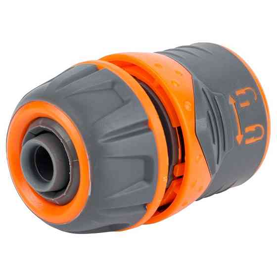 Конектор 1⁄2" швидкознімний для шланга 1⁄2" із замком (ABS+TPR) FLORA (5015464) Київ