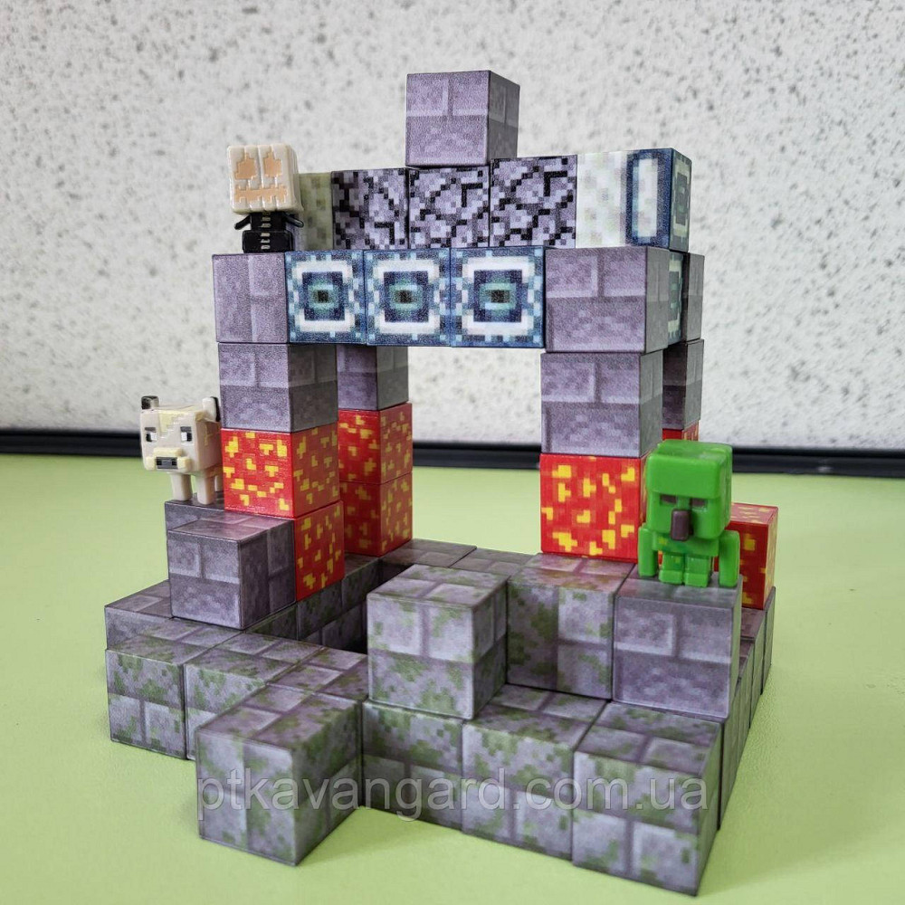 Конструктор магнітний майнкрафт / магнітні блоки 65 шт портал в ендер Dream World LZCK 012 Хмельницький - фото 1