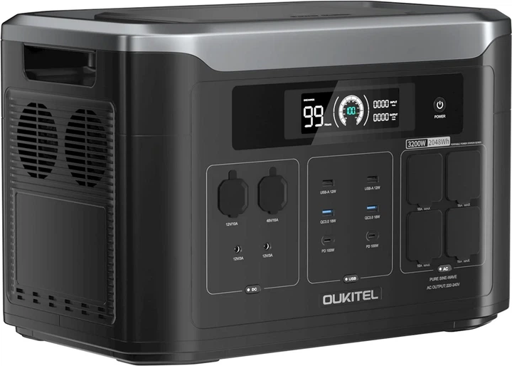 Зарядна станція Oukitel BP3000E 3200W 2048Wh Чорний Вінниця - фото 2