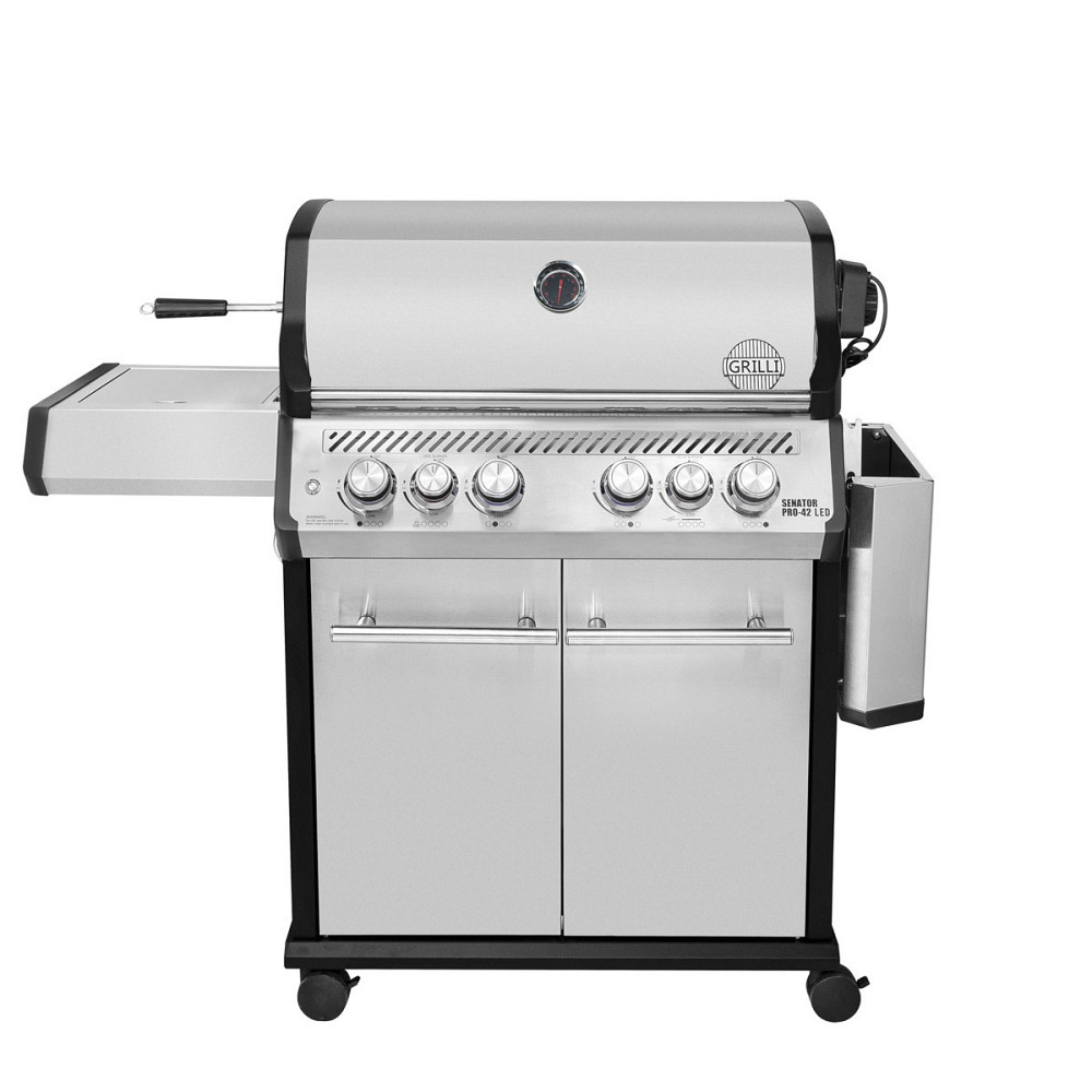 Газовий гриль Senator Pro-42 LED з системою BBQ Block Fire GRILLI 701477 Код: 013763 Рівне - фото 13