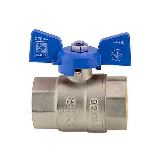 Кран кульовий Koer 1" ГГМ (KR.217.B) синій (KR2718)   ( 22729 ) Харків