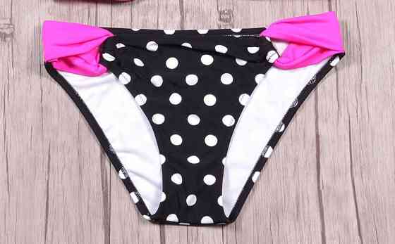 Купальник в горох роздільний жіночий пуш ап різнобарвний Київ