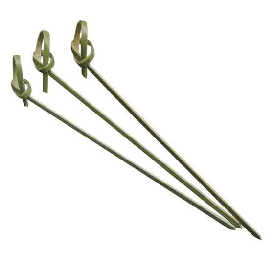 НАБІР БАМБУКОВИХ ШПАЖЕК ДЛЯ КАНАПЕ L 12 СМ ПОТУЖОК (50 ШТ) 0276 ABA-OPT Одеса