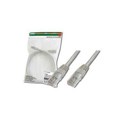 Патч-корд 20м, UTP, cat.5e, CU, AWG 26/7, PVC, grey Digitus (DK-1511-200) Вінниця