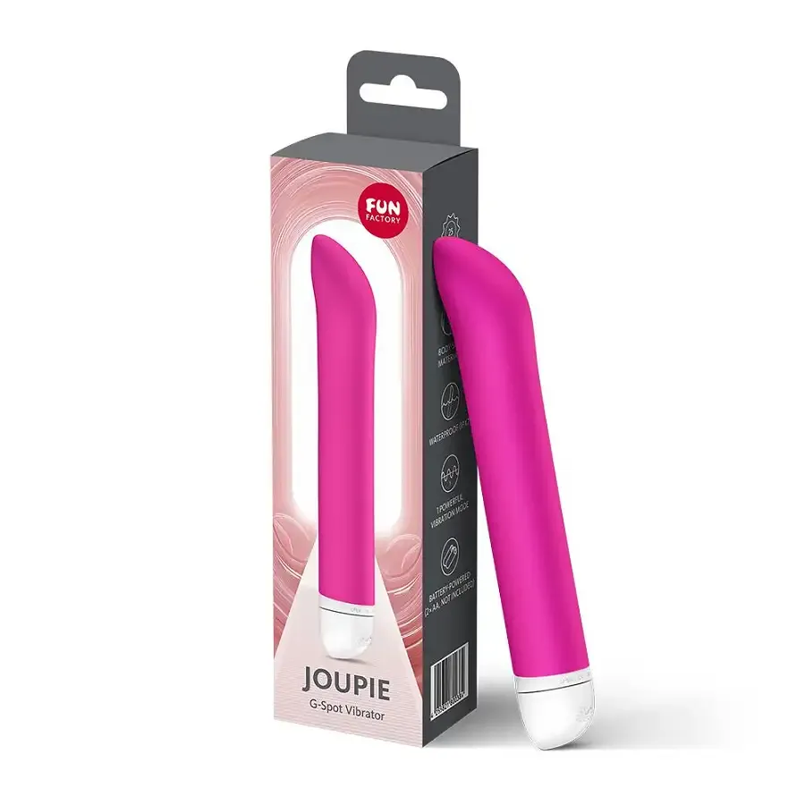 Вибратор для точки G Fun Factory JOUPIE Magenta, диаметр 2,5 см, на батарейках Львов - изображение 4