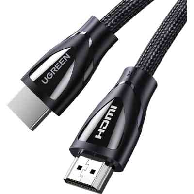 Кабель мультимедийный HDMI M to HDMI M 2.0m braided HD140 black Ugreen (80403) Винница