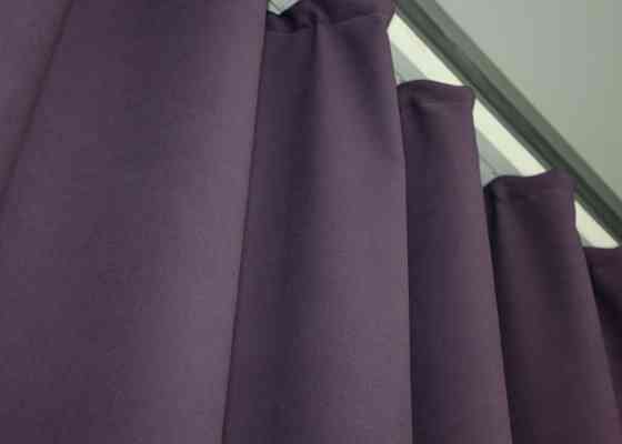 Комплект готовых штор VR-Textil Микровелюр Petek № 1507ш Лиловый 150х295 см 2 шт (33-0387) Киев