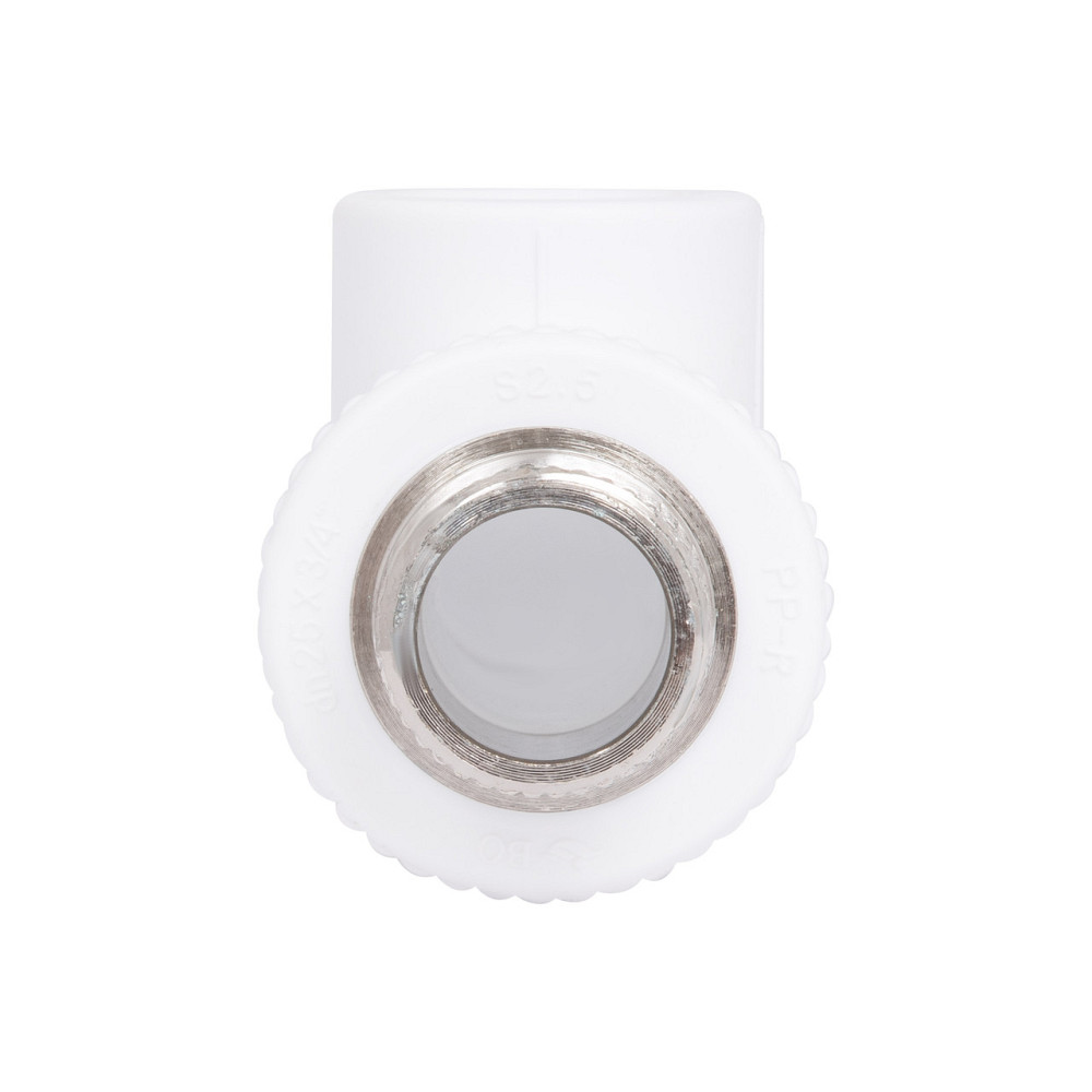 Куточок PPR Blue Ocean "Білий" 25х3/4", 90° НР Київ - фото 4