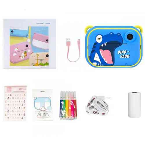 Фотоаппарат с экраном для малышей, Фотоаппараты мгновенной печати, Мгновенная печать для детей DQ-54 Львов