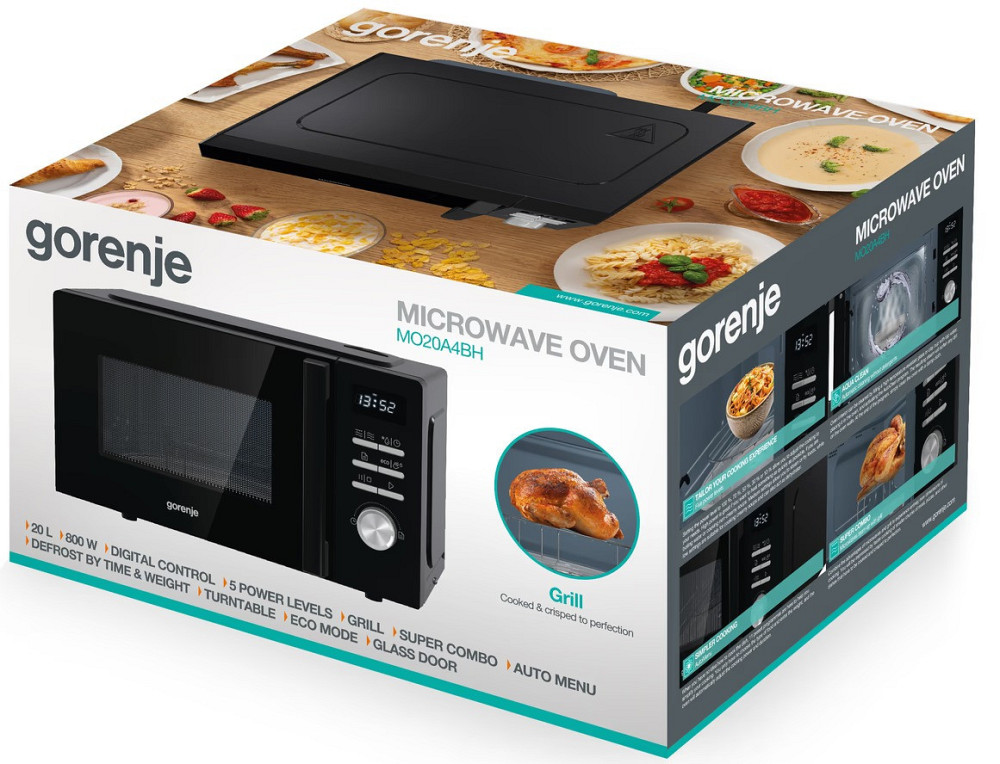 Мікрохвильова піч Gorenje MO20A4BH ( з грилем ) Харків - фото 10