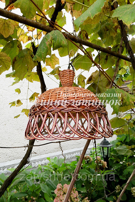 Люстра плетена ручної роботи Київ - фото 2