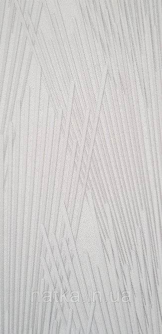 Шпалери вінілові на флізеліні Sintra Adria метрові абстракції смужки феєрверк структурні 3д світло-бежеві із сірим Київ - фото 2