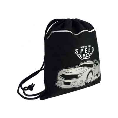 Сумка для взуття Cool For School Чорна з кишенею (CF87306) Вінниця