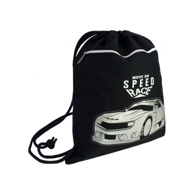 Сумка для взуття Cool For School Чорна з кишенею (CF87306) Вінниця - фото 1