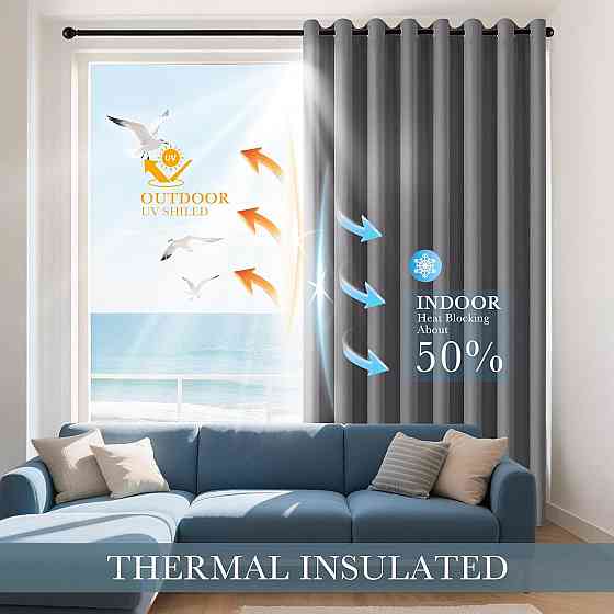 Штори блекаут термоізоляційні PONY DANCE 140*240см 2ШТ Луцк