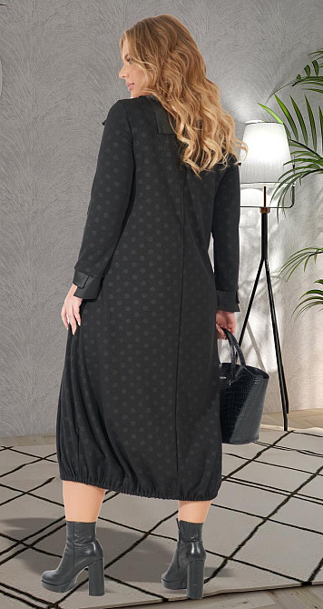 Стильне чорне плаття великого розміру (52) Київ - фото 4