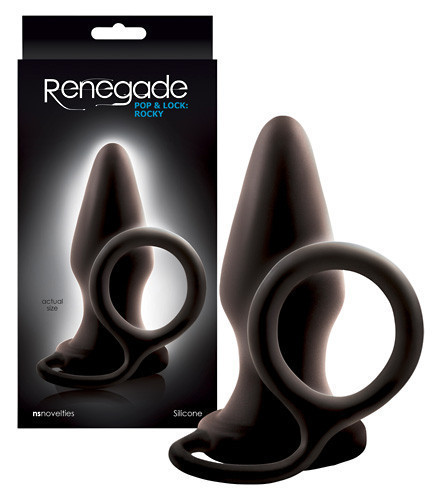 Анальна пробка з кільцем RENEGADE Sex Aura Київ - фото 1