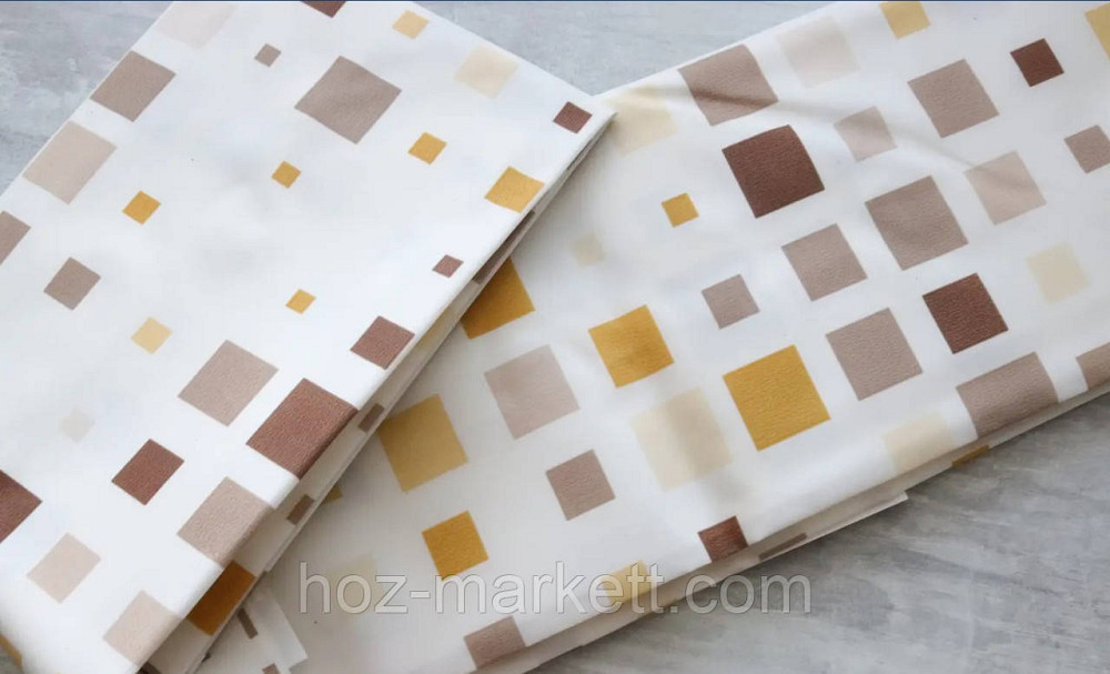 Штора у ванну тканинна Міранда Efes180 х 200 см бежева Харків - фото 3