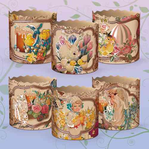 Форми для Пасок 250 гр d90 h85 Вікторіанські 50 шт/пач. Харків