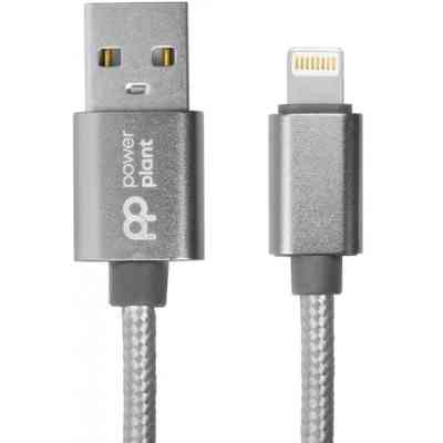 Дата кабель USB 2.0 AM to Lightning 1.0m PowerPlant (CA912322) Винница