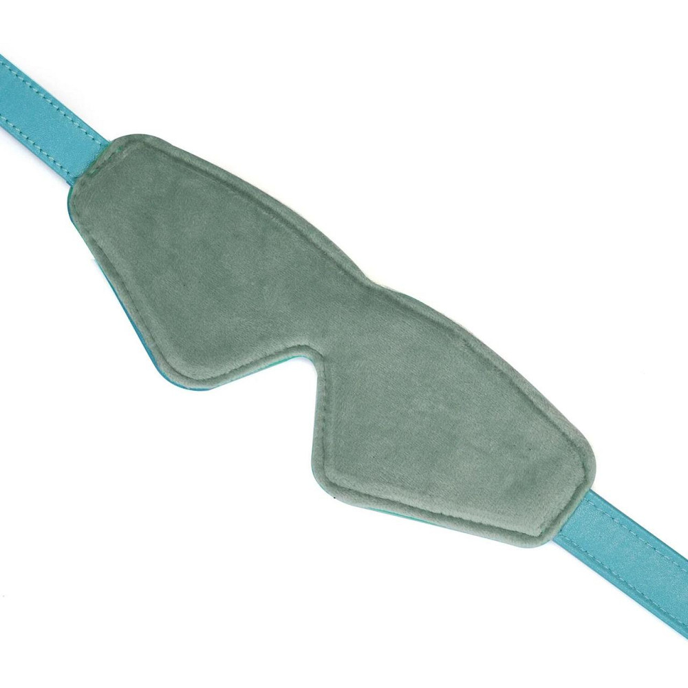 Маска на глаза Liebe Seele Blue Lamb Leather Blindfold with Velvet Lining Sex Aura Киев - изображение 3