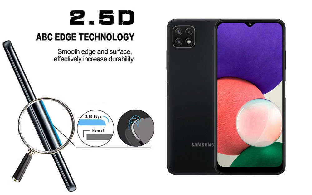 Захисне скло ArmorGlass для Samsung Galaxy A22 5G SM-A226 – стійке до подряпин та ударів Київ - фото 2
