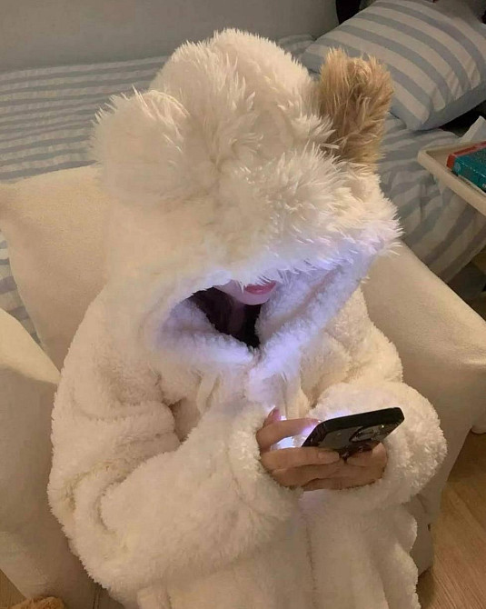 Жіночий затишний домашній оверсайз костюм двійка з хутра Teddy Одеса - фото 2