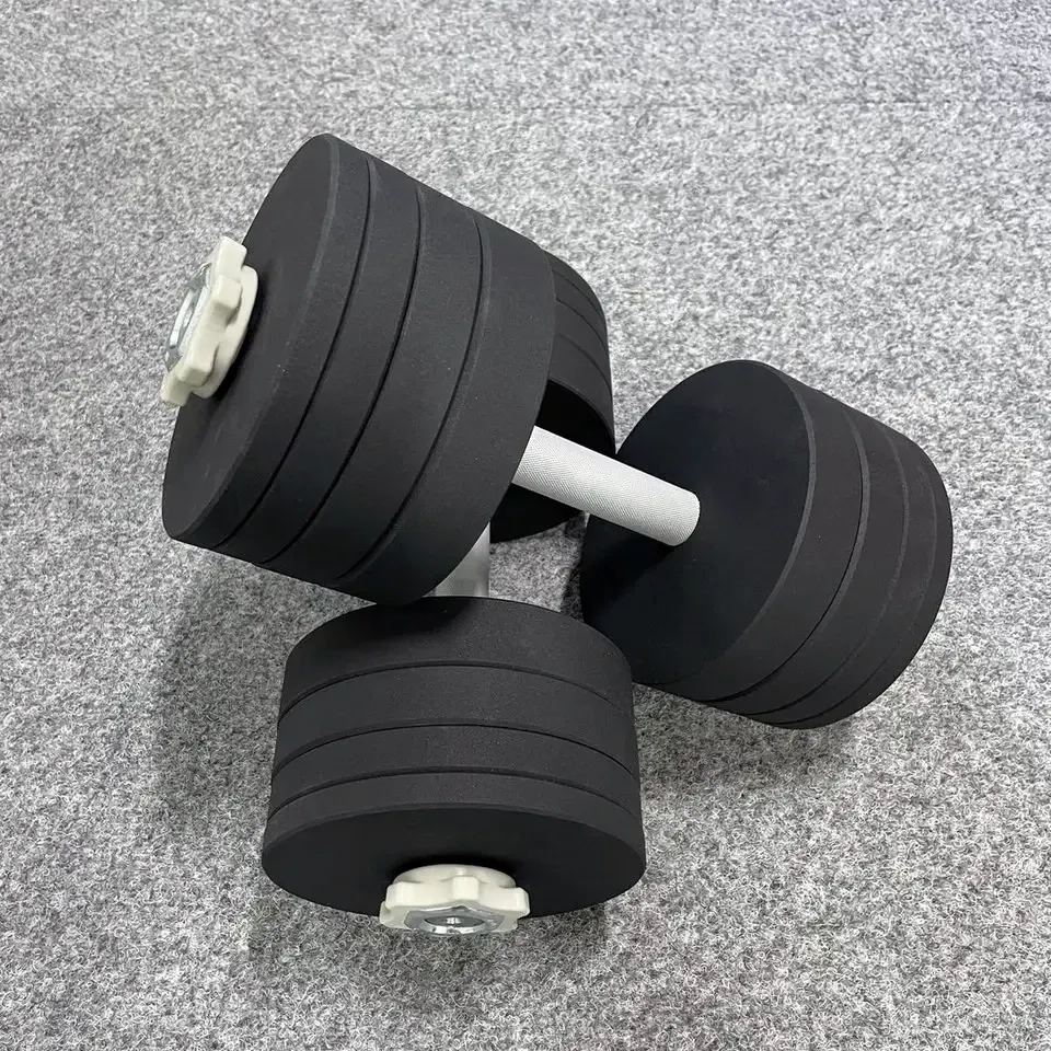 Гантели наборные металлические с покрытием 2*30 кг (Общий вес 60 кг) разборные Киев - изображение 1
