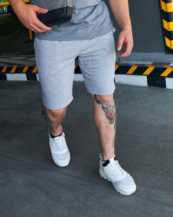 Шорти чоловічі трикотажні Сірий S Харків