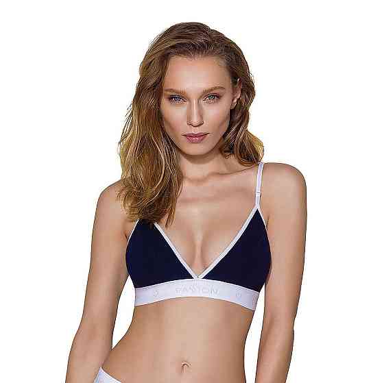 Спортивний топ з подвійними бретелями Passion PS007 TOP S, navy blue Sex Aura Київ