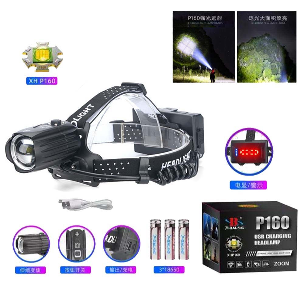 Ліхтар налобний BL-T35-P160 3x18650 VM-39 Львів - фото 4