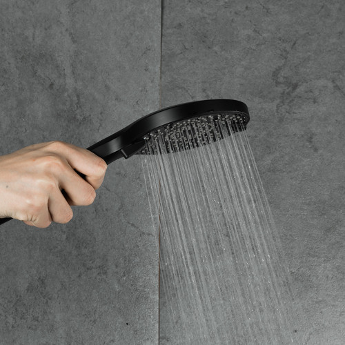 Змішувач для ванни з душовим гарнітуром FRAP F2267-6 чорний Київ - фото 8