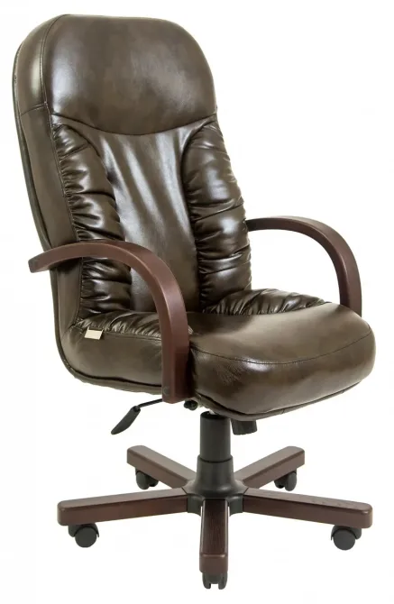 Офисное Кресло Руководителя Richman Buford Madras Verde Wood М2 AnyFix Темно-зеленый Киев - изображение 1