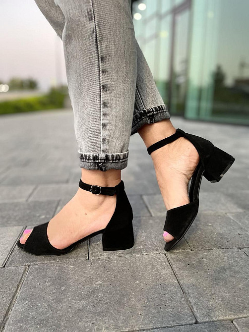 Nivelle Босоніжки жіночі NIVELLE 1468/4015-4053 чорні (літо, замша натуральна) (5011) Коломия - фото 7