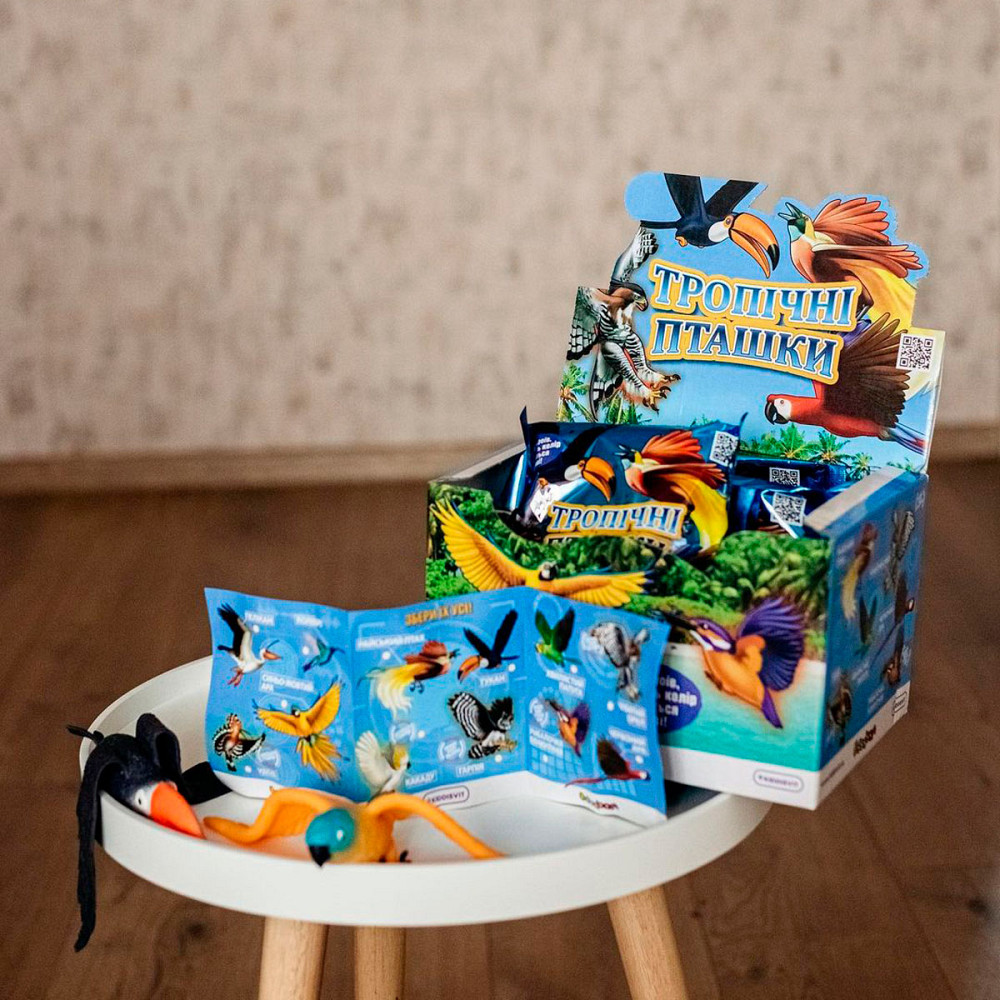Стретч-іграшка у вигляді тварини – Тропічні пташки Дніпро - фото 10