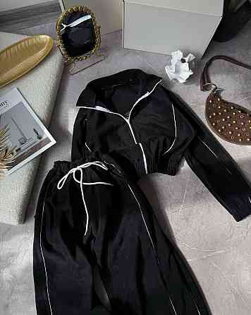 Жіночий теплий прогулянковий костюм з кантом двухсторонній фліс Одеса