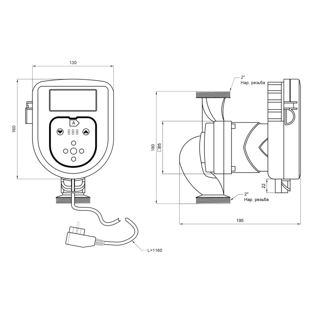Насос циркуляційний Thermo Alliance LPSA 32/80/180 Київ - фото 12