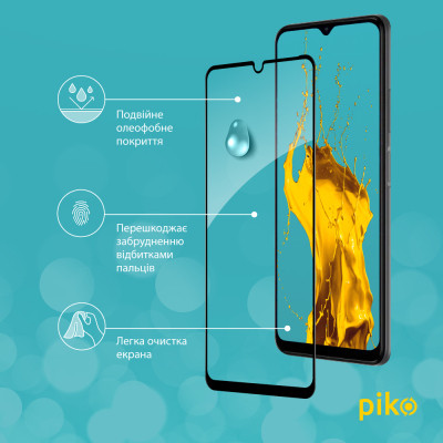 Скло захисне Piko Full Glue ZTE Blade A72 Black (1283126545580) Вінниця - фото 4
