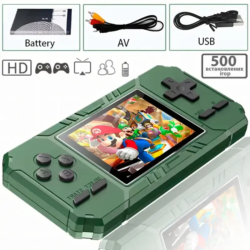 Портативная игровая консоль S8 с джойстиком / Детская игровая приставка / Ретро консоль для игр Коломыя - изображение 4