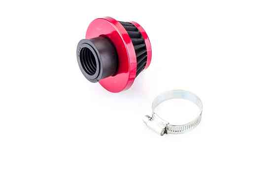 Фільтр повітряний (нульовик) Ø28mm (червоний) KM (mod:KY-A-140) Київ