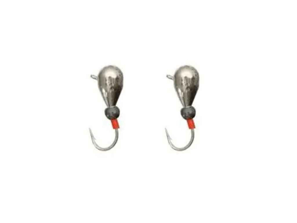 Мормишка вольфрам Крапля з вушком і шариком 3мм 0,5г nickle (2шт/уп) ТМ FISHING ROI Київ - фото 1