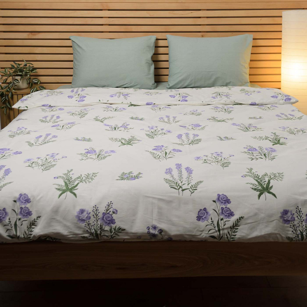 Cемейный комплект постельного белья Сатин Скиф 125 г/м2 YouStar (Белый) 2 х 70х70 Сумы - изображение 1