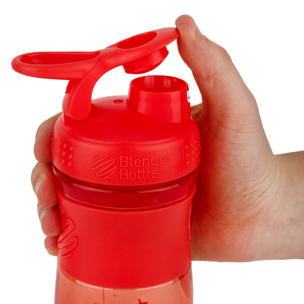 Шейкер спортивний (пляшка) BlenderBottle SportMixer Flip 20oz/590ml Coral Київ - фото 4