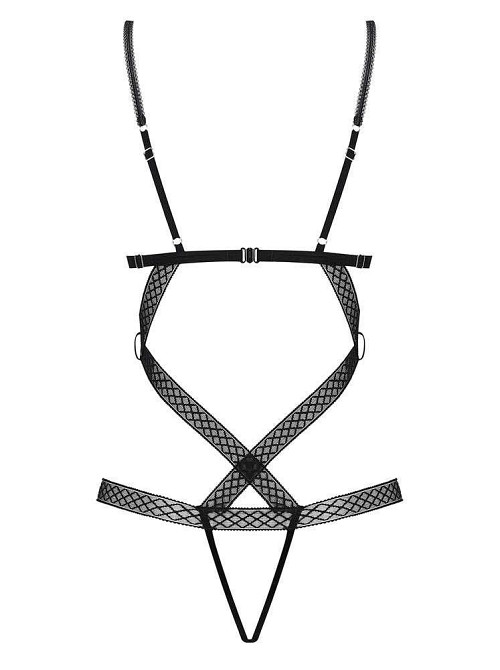 Боді - Obsessive 855-TED-1 Body Black - L/XL Sex Aura Київ - фото 3