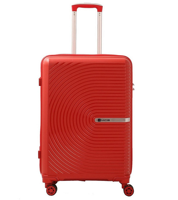 Валіза пластикова MCS V374 середня 65 см червона Київ - фото 2