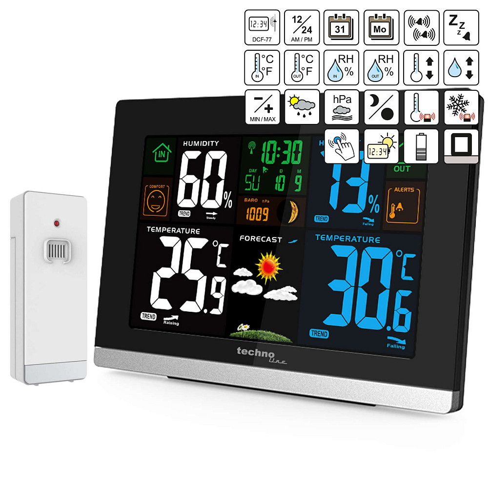 Метеостанция Technoline WS6462 Black (WS6462) Вінниця - фото 7