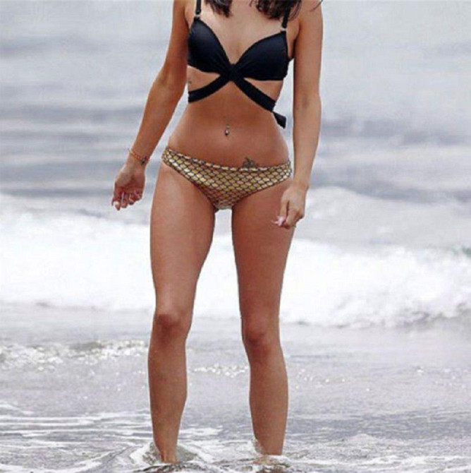 Плавки купальні жіночі золотистий Київ - фото 2